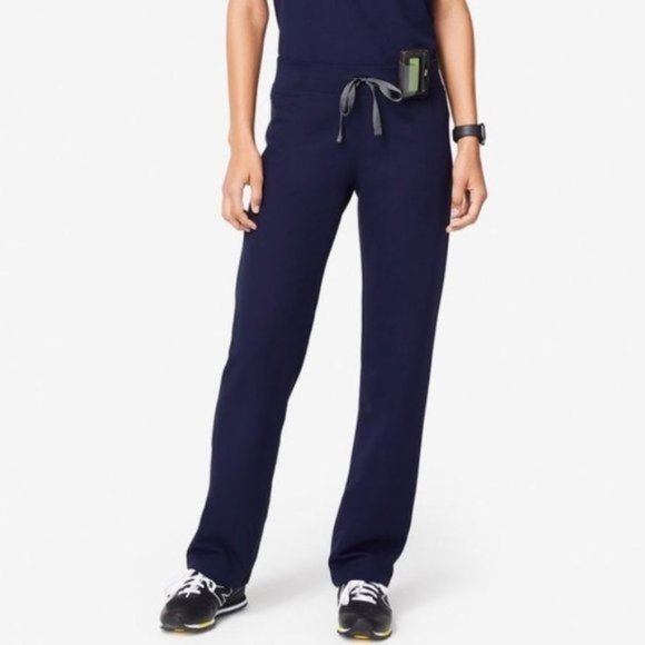 Figs Pants - FIGS Livingston Scrub Pants Navy Blue Small
